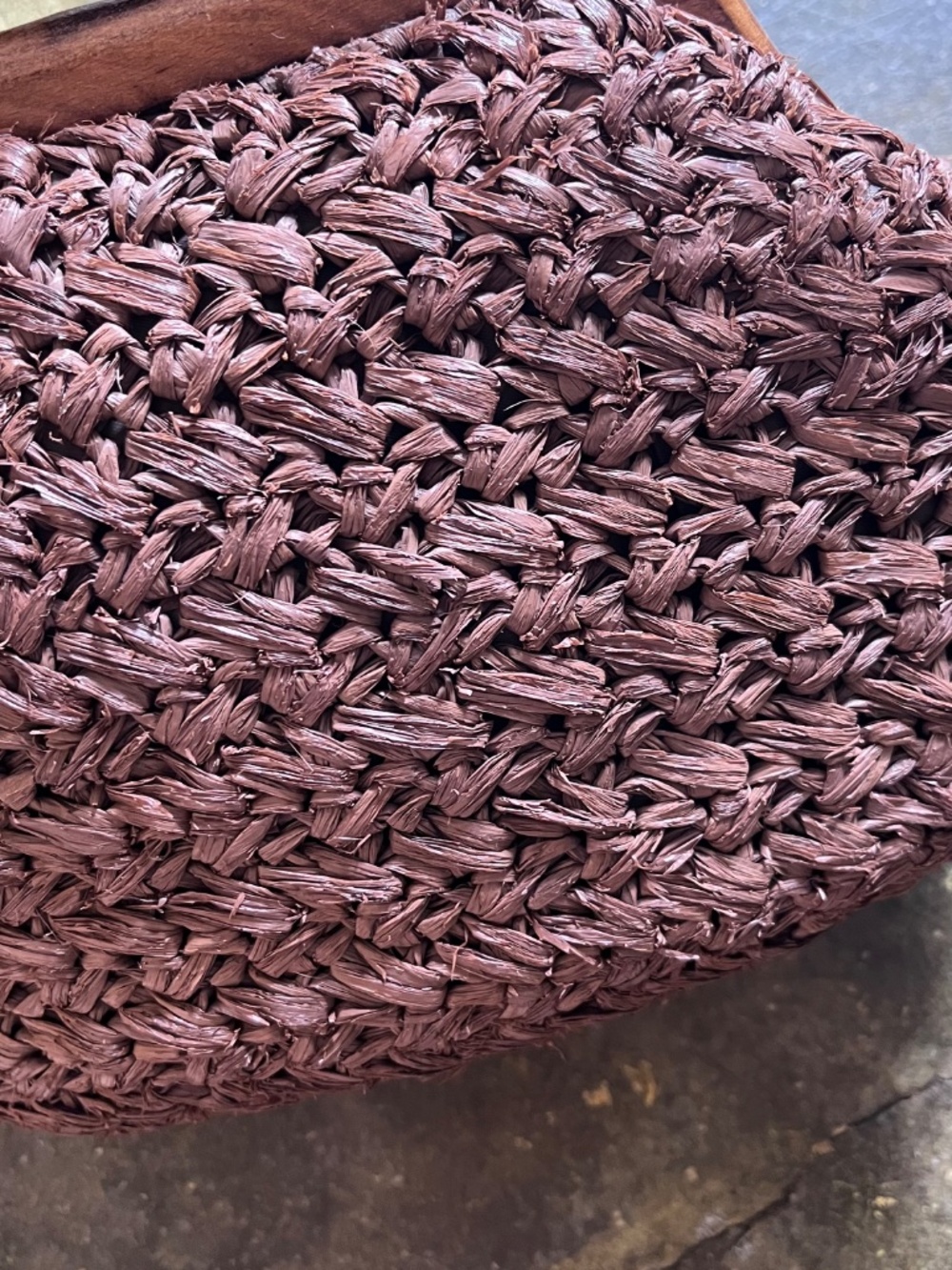 Vintage Hand Made in Japan Raffia Clutch Purse - Picture 10 of 12
